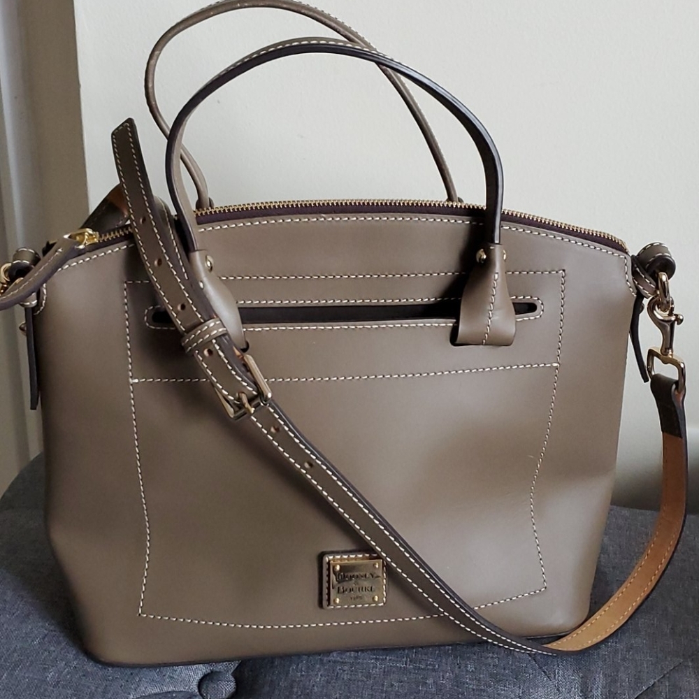 Taupe Dooney and Bourke handbag